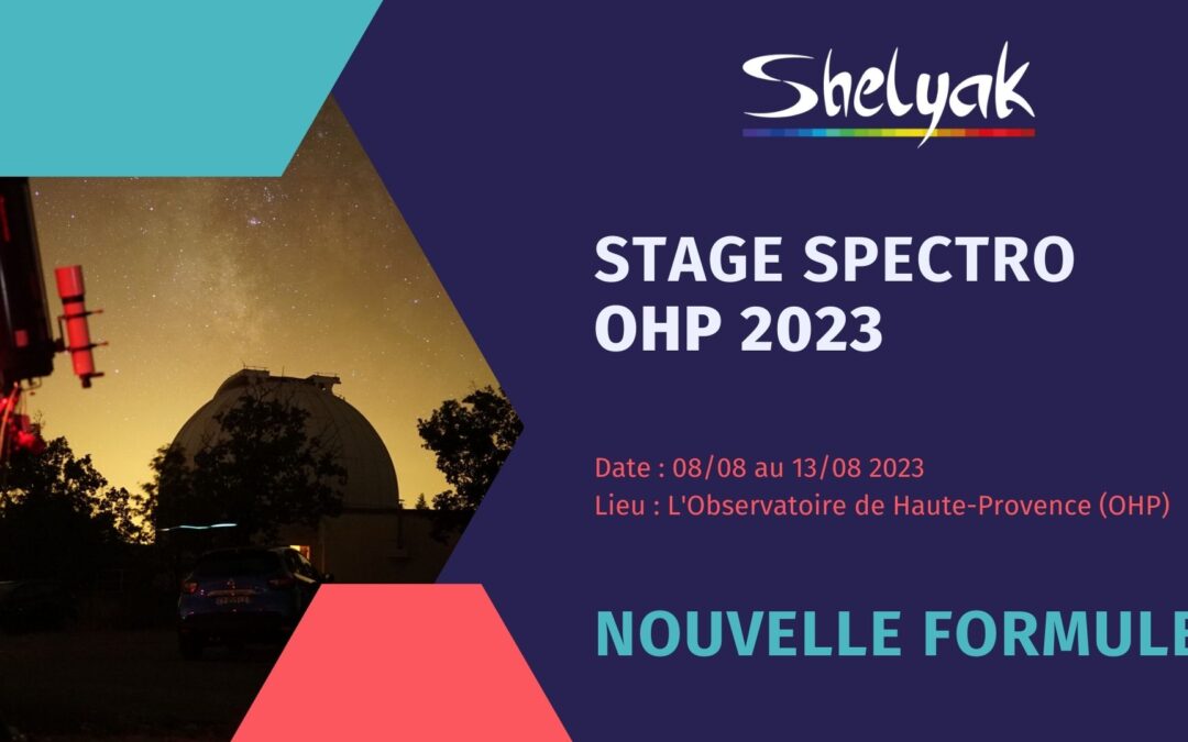 Annonce Stage Spectro à l’OHP – 2023