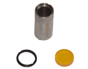   Order filter for UVEX intended to remove second order  from the spectrum in the near IR.
It screws to the back of the slit support using the tool and the fixing ring supplied with the kit [EN]  