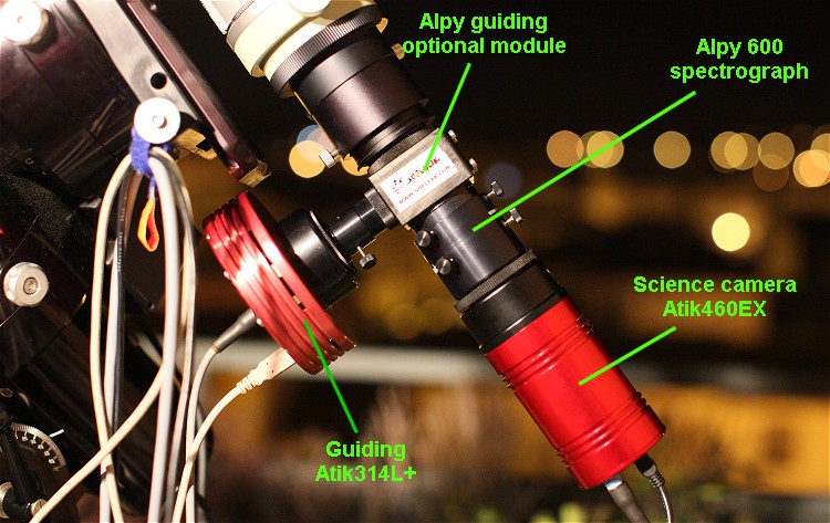   Discover the true nature of celestial objects !   The Alpy 600 is ideal to get started in astronomical spectroscopy, and run high quality observations. [EN]  